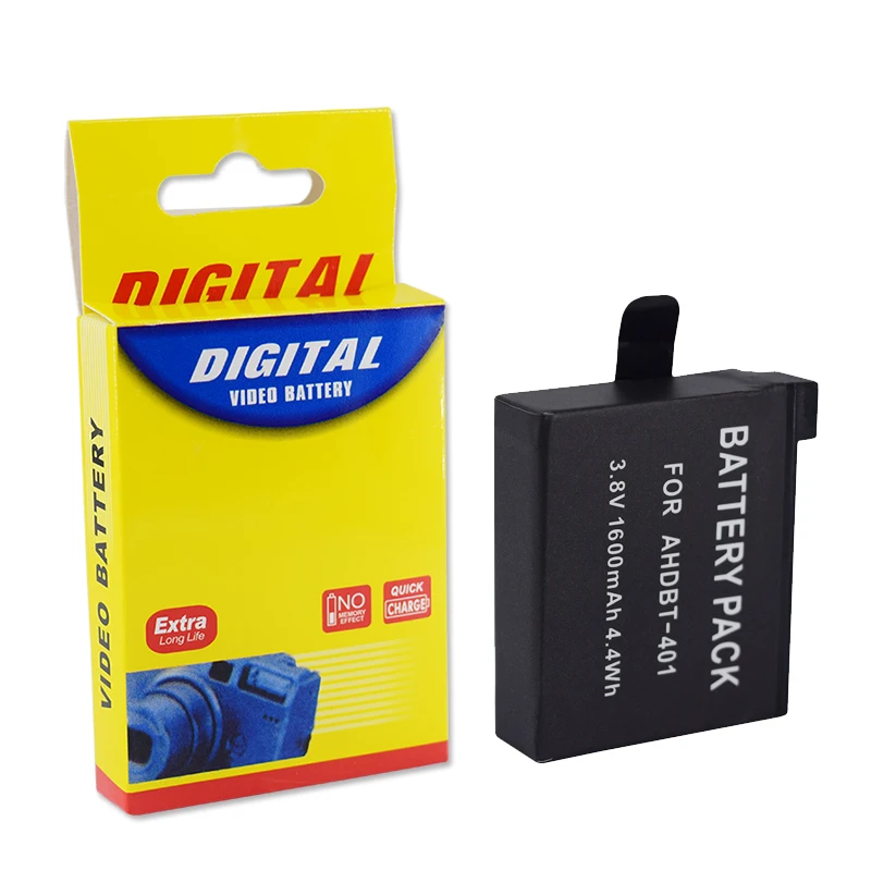 PALO 1600 мАч AHDBT-401 Акку для Gopro Hero 4 батареи Go Pro Hero4 bateria AHDBT 401 аксессуары экшн-камеры |