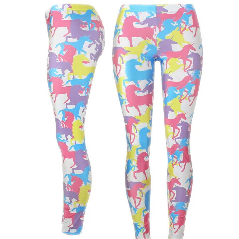 Женские леггинсы с принтом в виде единорога, с высокой талией
Женские леггинсы с принтом в виде единорога, с высокой талией
