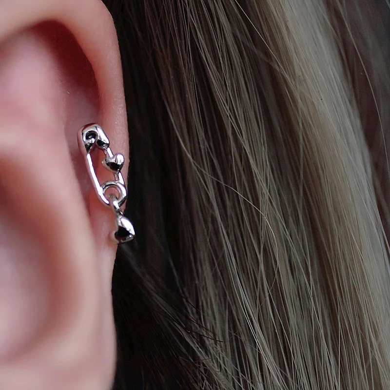 Silver Color Pin Cartilage Fashion Earrings Minimalist Style Punk Earrings For Girl Women Party Jewelry Birthday Gift
Silver Color Pin Cartilage Fashion Earrings Minimalist Style Punk Earrings For Girl Women Party Jewelry Birthday Gift