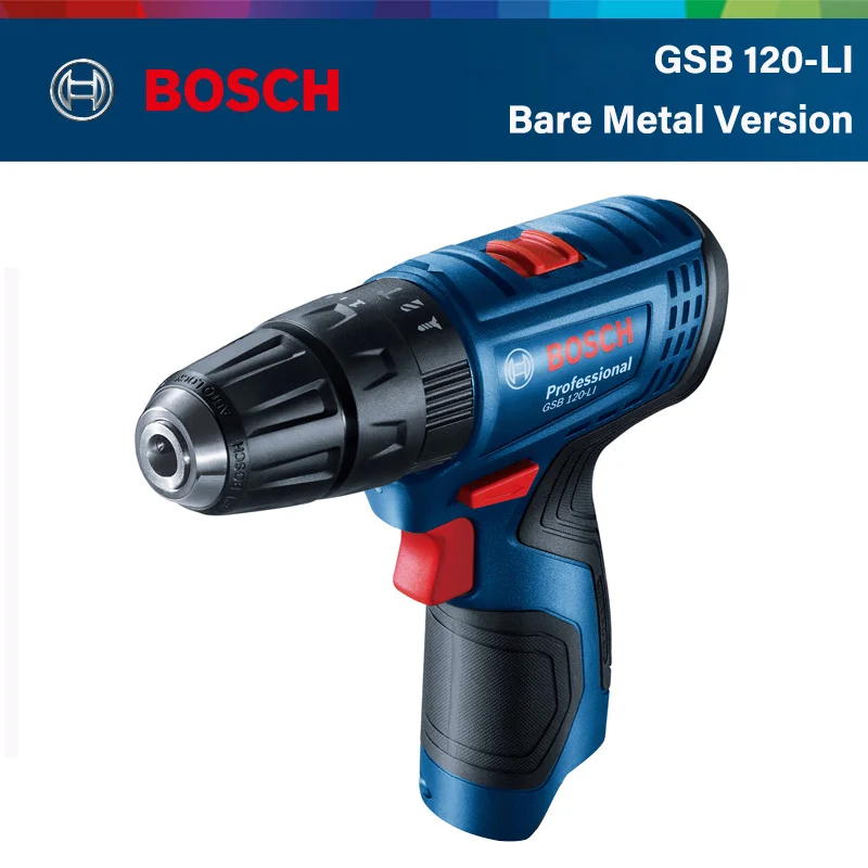 Электрическая дрель Bosch GSB 12 В бытовая Беспроводная ручная бесколлекторный
