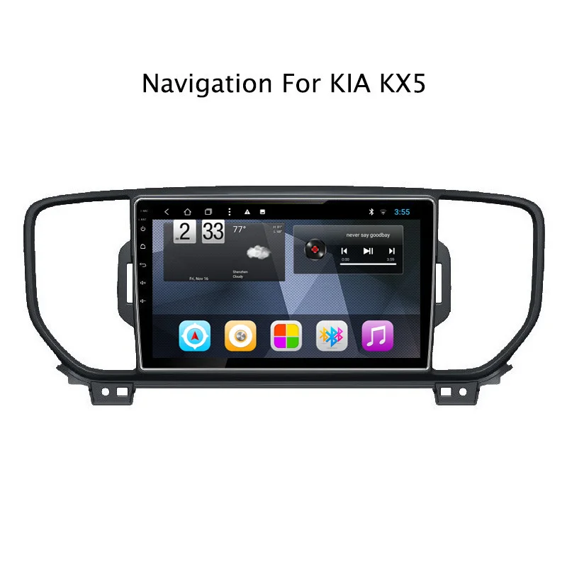 Octa Core Android 8 1 Автомобильная dvd навигационная система для Kia Sportage 2016 2017 2018 KX5 Радио