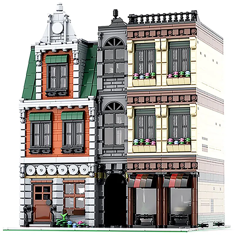 City Center Buildings Compatible Pet Shop Architecture Model MOC Building Blocks Creative Adults Bricks Toys for Children Gifts
City Center Buildings Compatible Pet Shop Architecture Model MOC Building Blocks Creative Adults Bricks Toys for Children Gifts