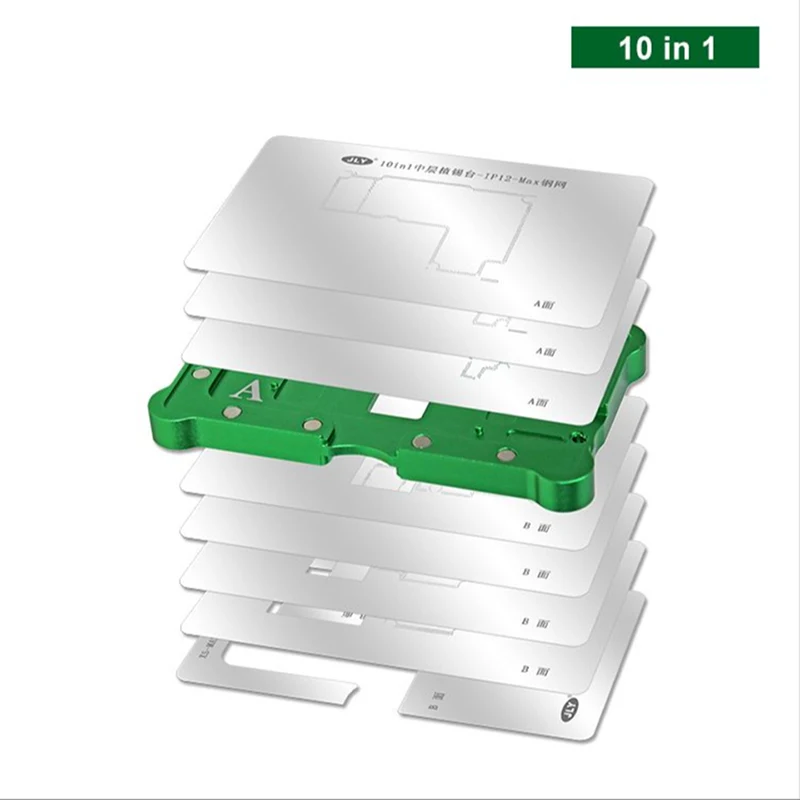 JLY 10 In 1 Middle-Level Positioning Tin Planting Platform Supports X XS MAX 11 PRO MAX 12 PRO MAX 12 MINI For Mobile Repair
JLY 10 In 1 Middle-Level Positioning Tin Planting Platform Supports X XS MAX 11 PRO MAX 12 PRO MAX 12 MINI For Mobile Repair