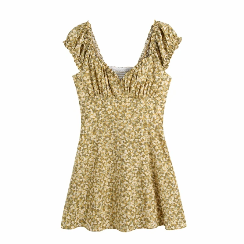 Summer Women Floral Print Square Collar Slim Mini Dress Female Short Sleeve Clothes Casual Lady Vestido D7800
Summer Women Floral Print Square Collar Slim Mini Dress Female Short Sleeve Clothes Casual Lady Vestido D7800
