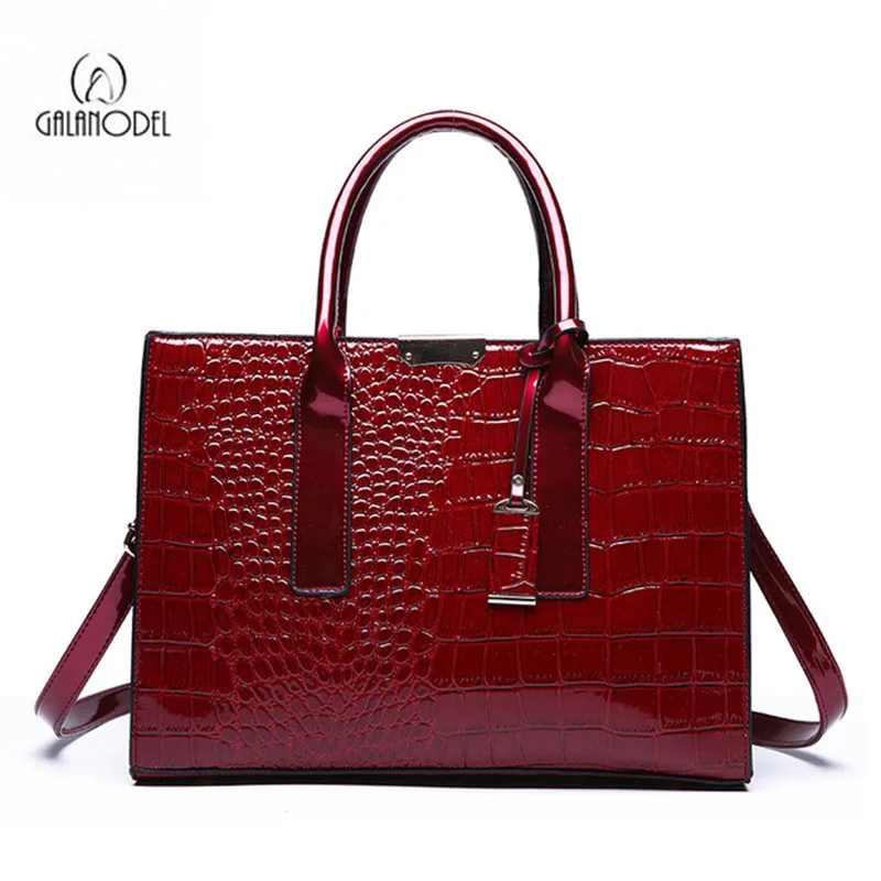 European and American Fashion Designer Luxury Handbags Women Famous Brands High Quality Crocodile Pattern Shoulder Bags Satchel
European and American Fashion Designer Luxury Handbags Women Famous Brands High Quality Crocodile Pattern Shoulder Bags Satchel