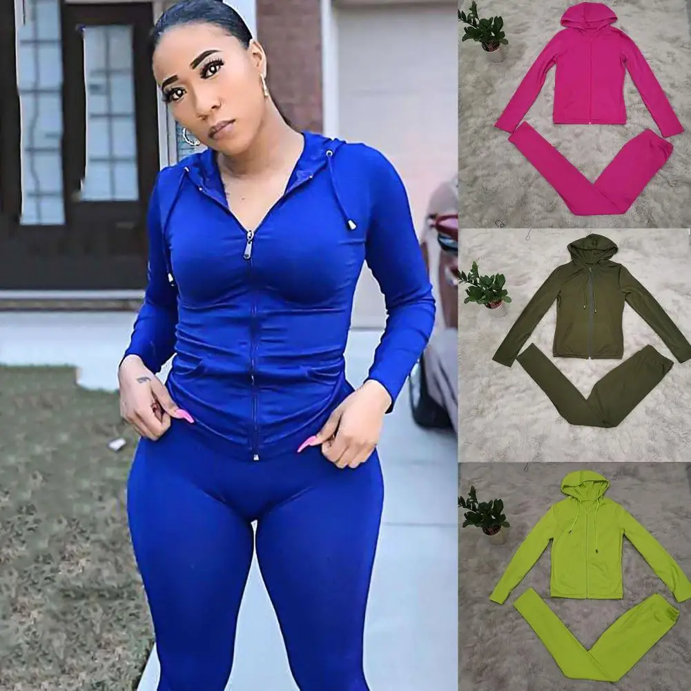 New autumn two piece set women long sleeve hooded zipper pocket sporty Jackets+leggings matching sets workout stretchy outfits
New autumn two piece set women long sleeve hooded zipper pocket sporty Jackets+leggings matching sets workout stretchy outfits