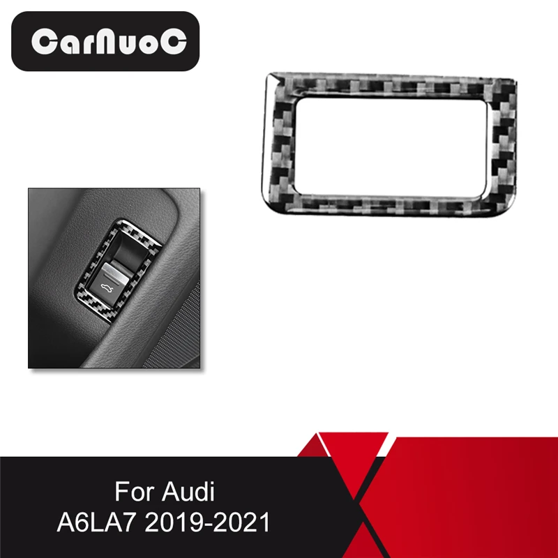 Наклейка из углеродного волокна на панель переключателя автомобильного багажника для Audi A6L A7 2019-2021, аксессуары
Наклейка из углеродного волокна на панель переключателя автомобильного багажника для Audi A6L A7 2019-2021, аксессуары