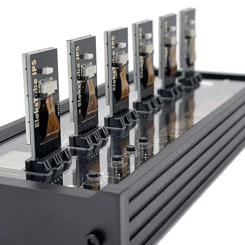 Цифровые часы IPS Nixie Tube, электронный календарь, 6-значный ЖК-дисплей с отображением времени, лучший подарок
Цифровые часы IPS Nixie Tube, электронный календарь, 6-значный ЖК-дисплей с отображением времени, лучший подарок