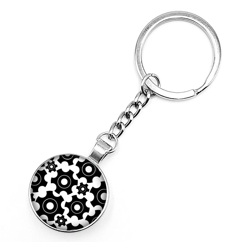 2020 New Black and White Mandala Flower Keychain Glass Convex Personality Charm Bag Pendant Keychain Gift keychain pouch
2020 New Black and White Mandala Flower Keychain Glass Convex Personality Charm Bag Pendant Keychain Gift keychain pouch