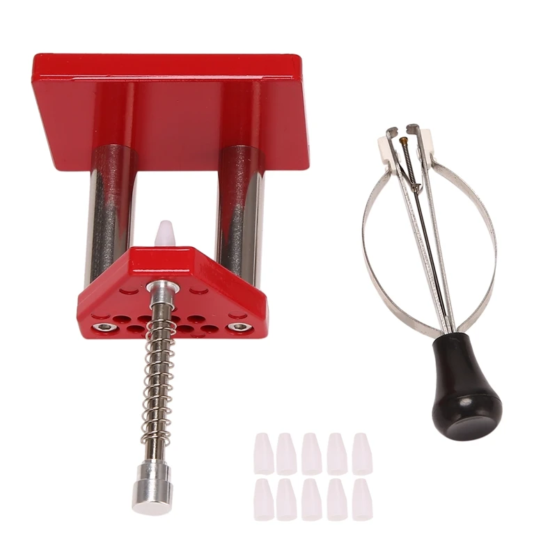 Red Watch Tool Hand Plunger Puller Remover Hand Set Fitter Solid Alloy Steel Watch Repair Tool Kit With 10 Plastic Dies
Red Watch Tool Hand Plunger Puller Remover Hand Set Fitter Solid Alloy Steel Watch Repair Tool Kit With 10 Plastic Dies