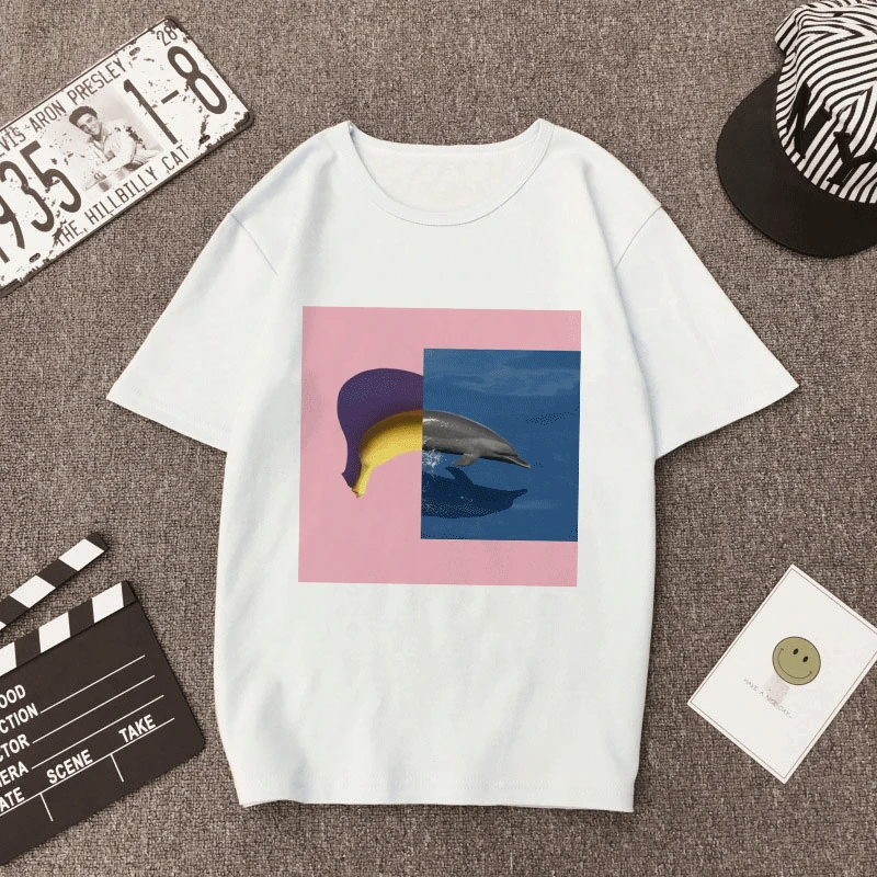 Women's T-shirt cartoon puzzle Korean shirt style Harajuku printing series short-sleeved T-shirt women's tops
Women's T-shirt cartoon puzzle Korean shirt style Harajuku printing series short-sleeved T-shirt women's tops