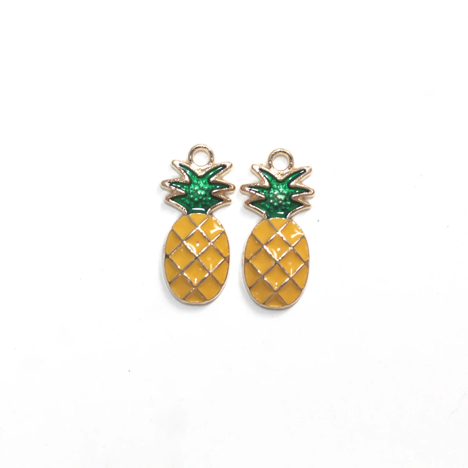 10pcs/lot Pineapple Enamel Charms Pendants Floatings DIY Jewelry Making Handmade Craft
10pcs/lot Pineapple Enamel Charms Pendants Floatings DIY Jewelry Making Handmade Craft