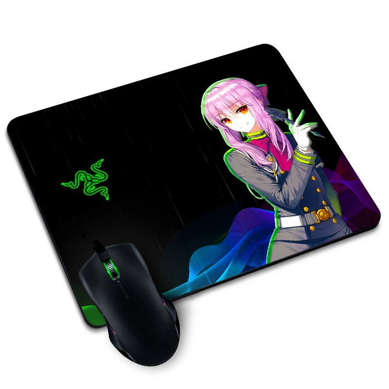 

Computer Mouse Anime Mats Gamer Keyboard and Office Gaming Pad RAZER Mousepad Laptops Game Small Pads Rubber Cute Desk Mat Razer