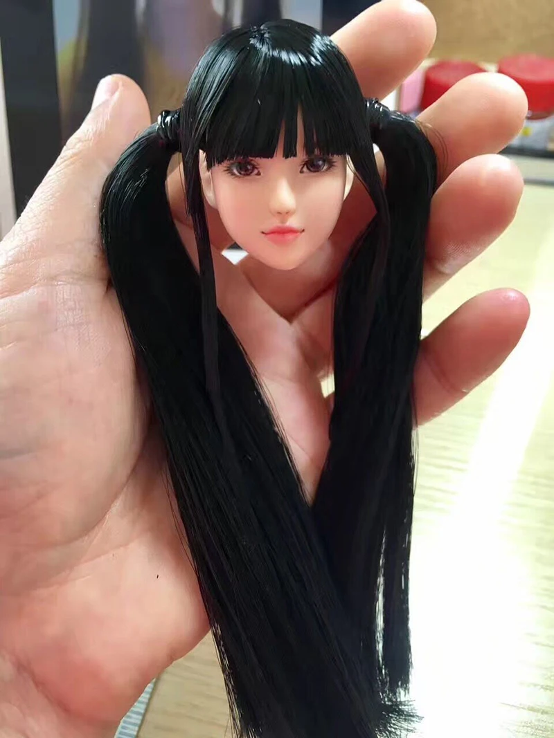1/6 Scale Little Girl Loli Custom Head Sculpture With Double Tail Hair Fit For 12" Suntan Skin Female Action Figure Body
1/6 Scale Little Girl Loli Custom Head Sculpture With Double Tail Hair Fit For 12" Suntan Skin Female Action Figure Body