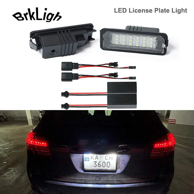 2PcsLed Number License Plate Light Lamp No Error For Porsche Carrera 911 GT Boxster 981 987 Cayman Cayenne Macan Car Accessories
2PcsLed Number License Plate Light Lamp No Error For Porsche Carrera 911 GT Boxster 981 987 Cayman Cayenne Macan Car Accessories