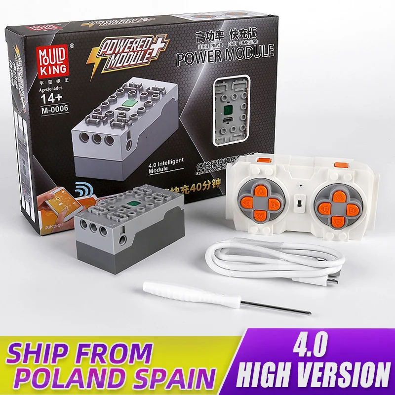 MOULD KING Battery box Motorized Car Parts The APP Remote Controller 4.0 Powered Module motor Model Building Blocks Bricks
MOULD KING Battery box Motorized Car Parts The APP Remote Controller 4.0 Powered Module motor Model Building Blocks Bricks