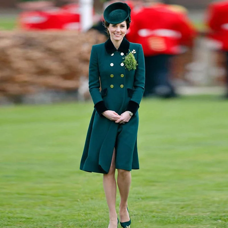 Fashion Dresses 2021 Women Lapel Double Breasted Dark Green Coat Mid-Length Female For Spring Fall British Noble Daily Outfit
Fashion Dresses 2021 Women Lapel Double Breasted Dark Green Coat Mid-Length Female For Spring Fall British Noble Daily Outfit