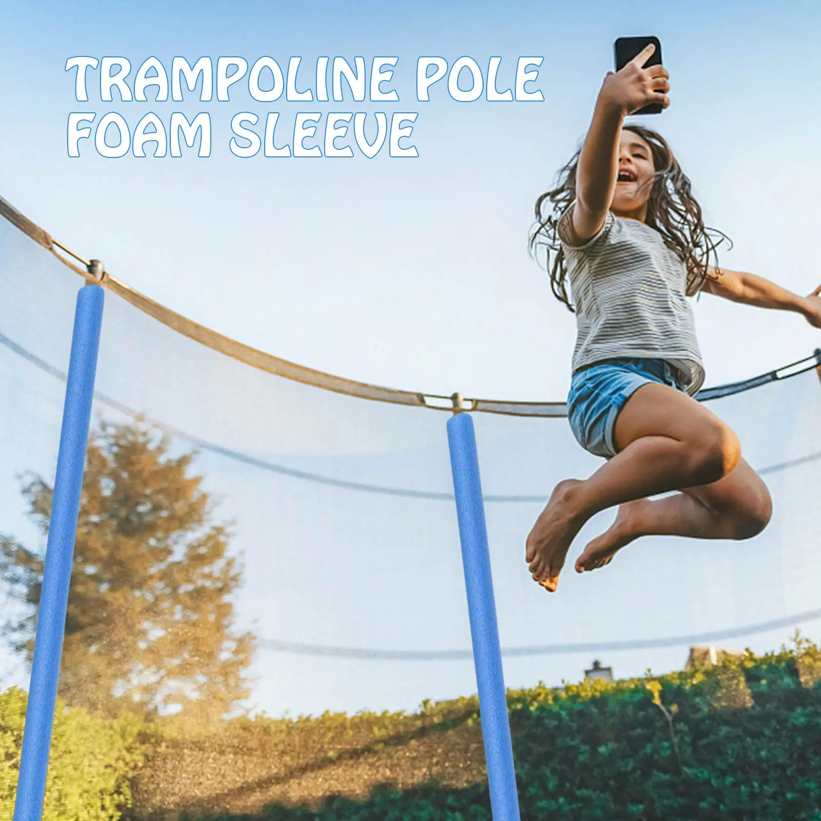 1PC 40CM trampoline pole cover filled with foam tube foam sponge sleeve protective trampoline pole foam cover 3 colors
1PC 40CM trampoline pole cover filled with foam tube foam sponge sleeve protective trampoline pole foam cover 3 colors