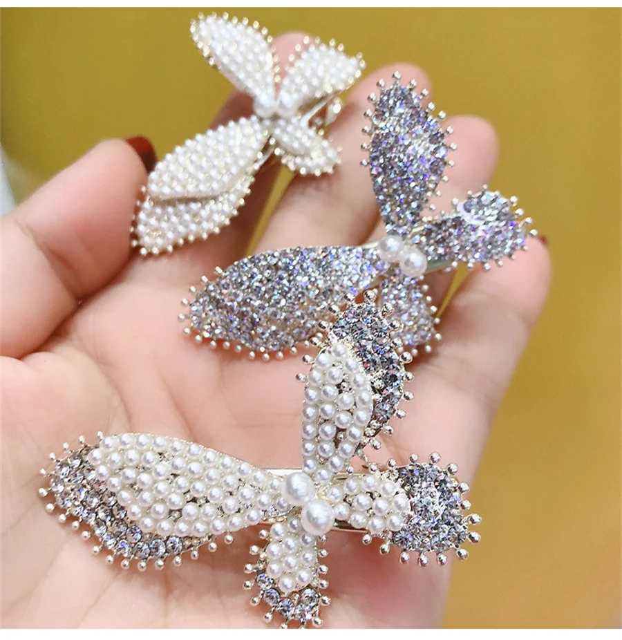 High Quality Super Fairy Rhinestone Butterfly Hairpin Simple Side Clip Bangs Clip Hair Card Headdress Duckbill Clip Hair Jewelry
High Quality Super Fairy Rhinestone Butterfly Hairpin Simple Side Clip Bangs Clip Hair Card Headdress Duckbill Clip Hair Jewelry