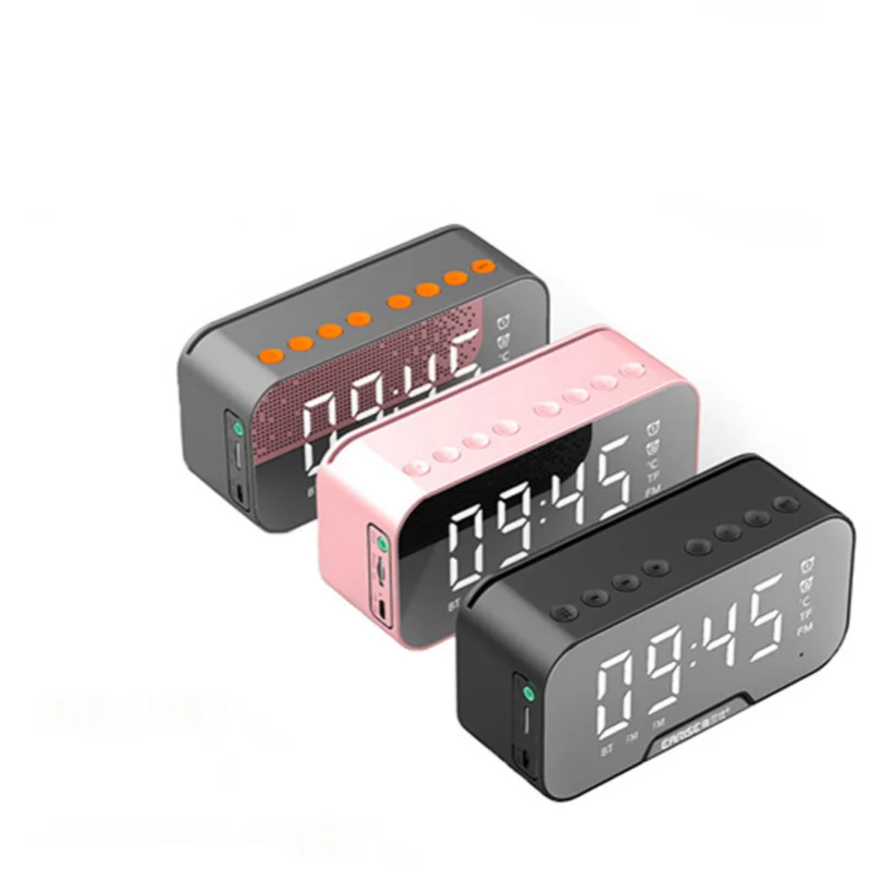 New Mirror Clock Wireless Bluetooth Speaker Portable Mini Voice Broadcast Alarm Clock Card Audio
New Mirror Clock Wireless Bluetooth Speaker Portable Mini Voice Broadcast Alarm Clock Card Audio