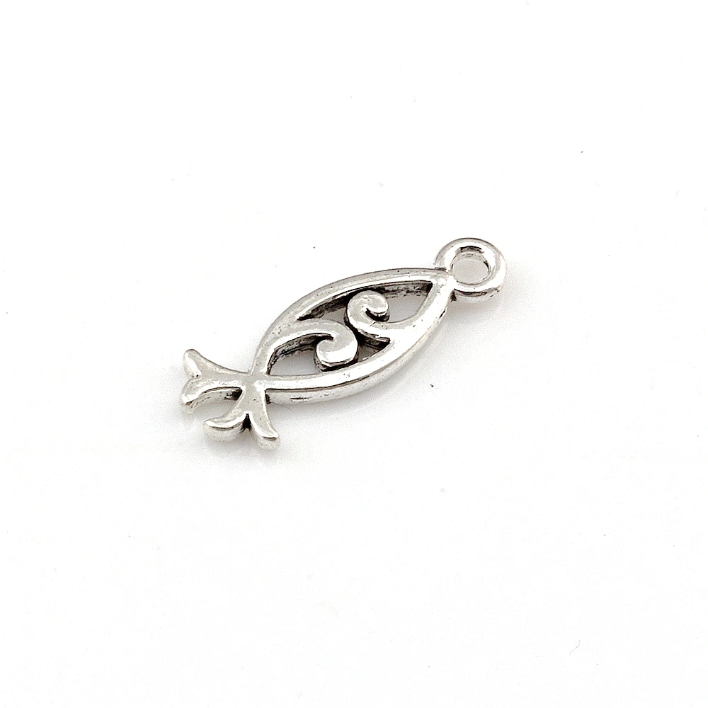 350pcs Alloy Fish Charms Pendants For Jewelry Making, Earrings, Necklace And Bracelet 7.5x19.8mm A-639
350pcs Alloy Fish Charms Pendants For Jewelry Making, Earrings, Necklace And Bracelet 7.5x19.8mm A-639