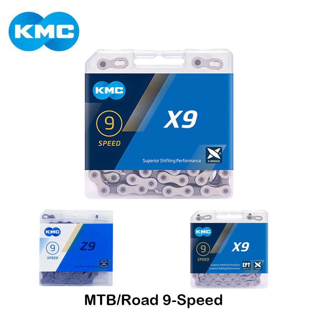 Origina KMC X9 X9.93 X9 EPT Z9 MTB Road Bike Silver Chain 116L 9 Speed 116 Links Bicycle Chain Magic Button Mountain button
Origina KMC X9 X9.93 X9 EPT Z9 MTB Road Bike Silver Chain 116L 9 Speed 116 Links Bicycle Chain Magic Button Mountain button