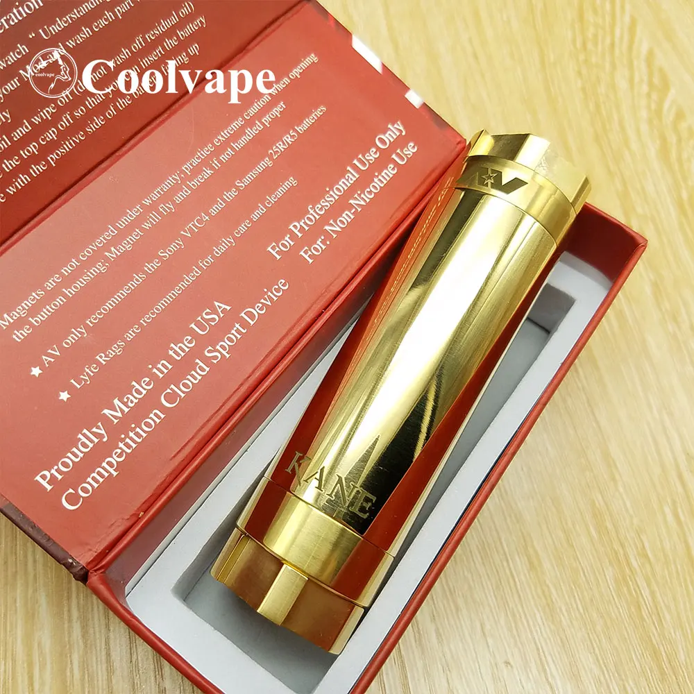 Coolvape AV Kane MOD 18650 20700 battery vape 28.7mm diameter mech mod e-cigarette fit 510 thread atomizer vs sob mod
Coolvape AV Kane MOD 18650 20700 battery vape 28.7mm diameter mech mod e-cigarette fit 510 thread atomizer vs sob mod