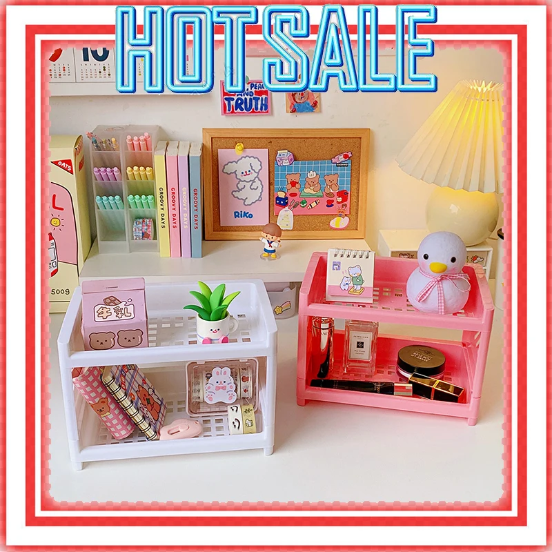 Simple Desktop Storage Double Fold Storage Shelf Shelf Pink Desk organizer Accessories Office School Supplies
Simple Desktop Storage Double Fold Storage Shelf Shelf Pink Desk organizer Accessories Office School Supplies