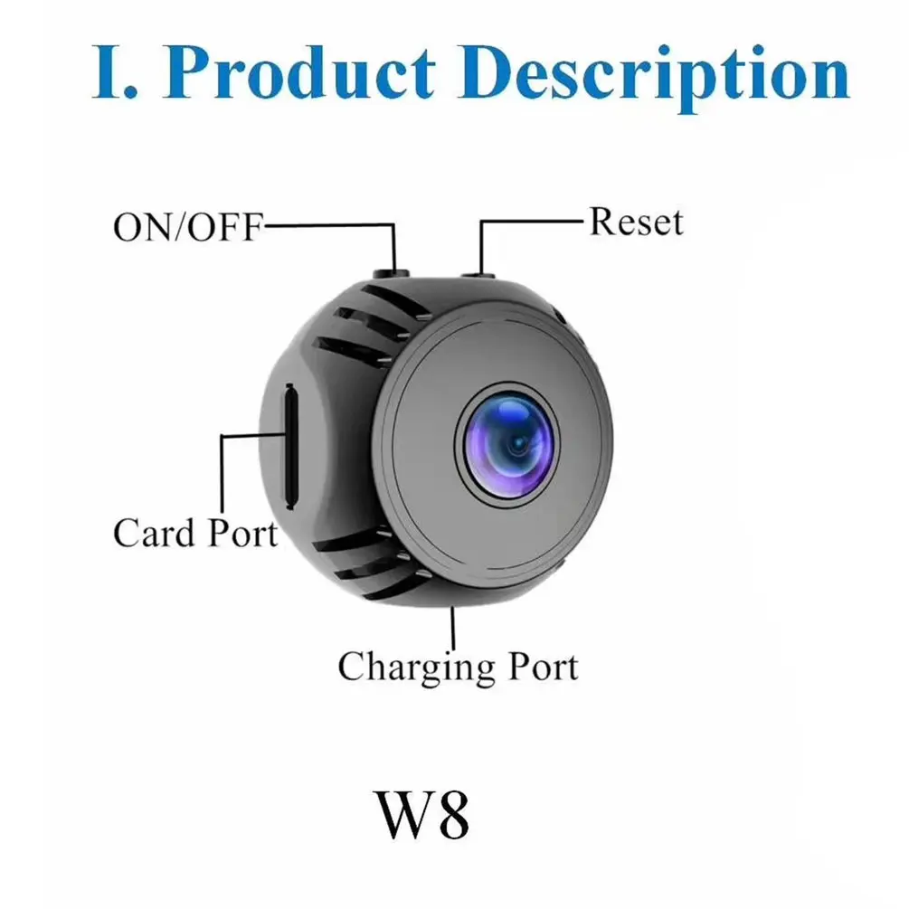 Mini Camera HD 1080P Sensor Night Vision Camcorder Motion Micro Camera Wireless Wifi Security Remote Control Surveillance 140
Mini Camera HD 1080P Sensor Night Vision Camcorder Motion Micro Camera Wireless Wifi Security Remote Control Surveillance 140