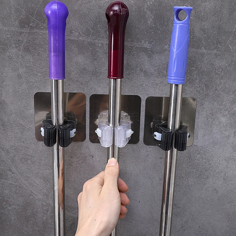 2PCS Multi-Purpose Hooks Wall Mounted Adhesive Mop Organizer Holder RackBrush Broom Hanger Hook Kitchen Bathroom Strong Hooks
2PCS Multi-Purpose Hooks Wall Mounted Adhesive Mop Organizer Holder RackBrush Broom Hanger Hook Kitchen Bathroom Strong Hooks
