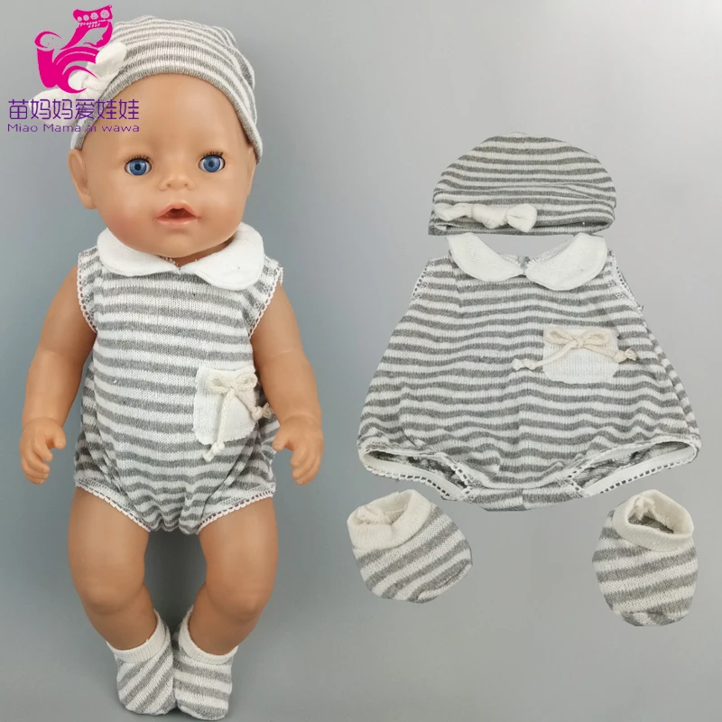 43 cm bebe doll wool jumpsuit + hat suitable for 17 inch baby doll clothes children Chritmas gift
43 cm bebe doll wool jumpsuit + hat suitable for 17 inch baby doll clothes children Chritmas gift