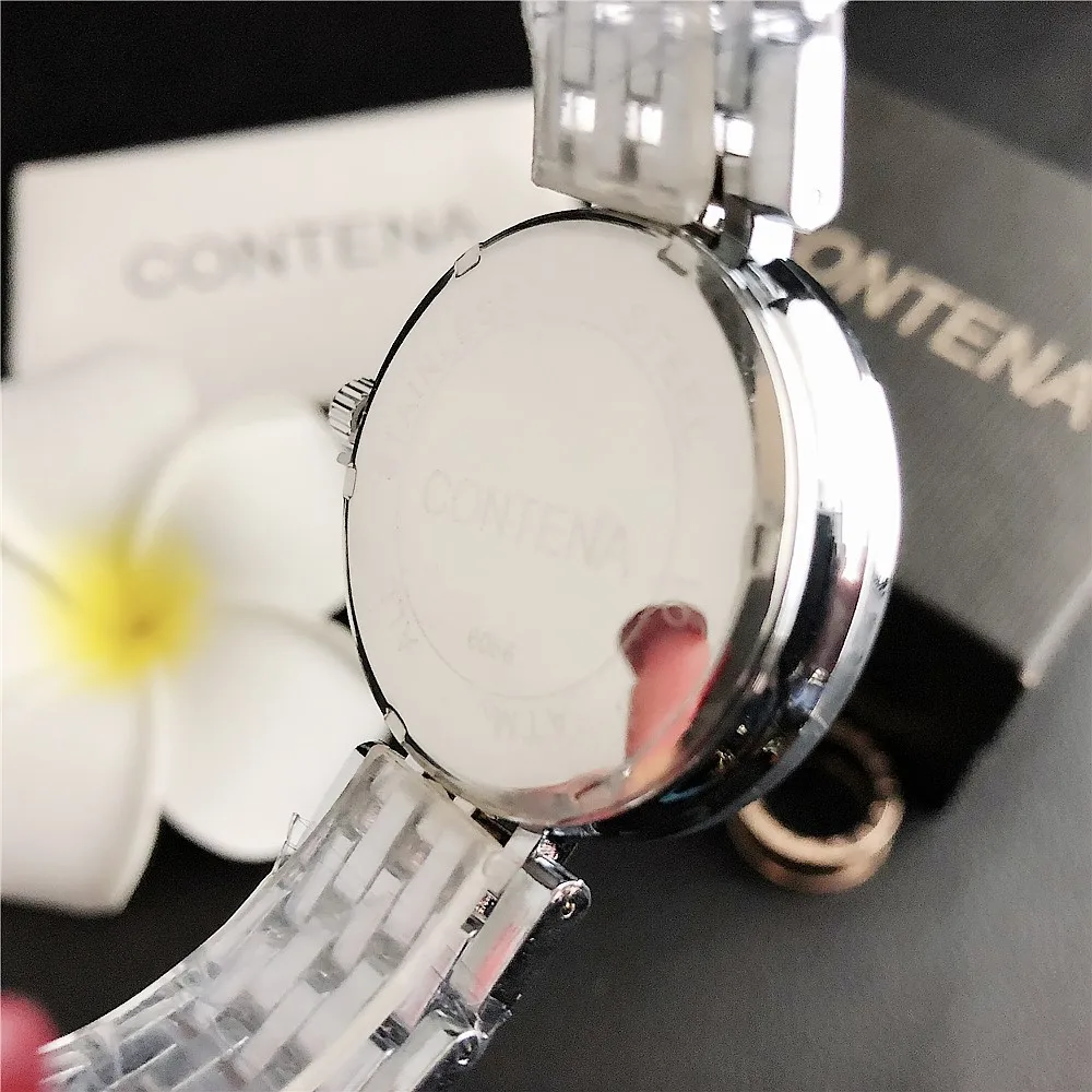 Relogio Feminino новый кристалл алмаза часы роскошные серебряные женские модные для