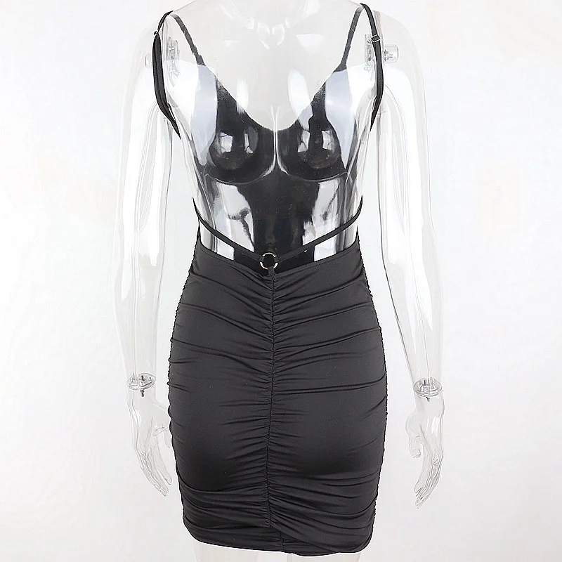 Black V-Neck Sexy Sleeveless Backless Mini Dress 2021 Summer Casual Bodycon Women For Dresses Fashion Slim Club Party
Black V-Neck Sexy Sleeveless Backless Mini Dress 2021 Summer Casual Bodycon Women For Dresses Fashion Slim Club Party