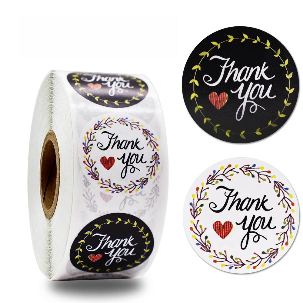500pcs/roll Thank you Stickers Handmade sticker Bussiness Packaging Seal Labels round Stationery Sticker Gift Envelope Decor
500pcs/roll Thank you Stickers Handmade sticker Bussiness Packaging Seal Labels round Stationery Sticker Gift Envelope Decor