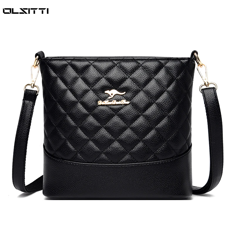 High Quality Leather Shoulder Bag for Women 2021 Luxury Brand Designer Female Diamond Crossbody Bucket Bag Sac A Main
High Quality Leather Shoulder Bag for Women 2021 Luxury Brand Designer Female Diamond Crossbody Bucket Bag Sac A Main