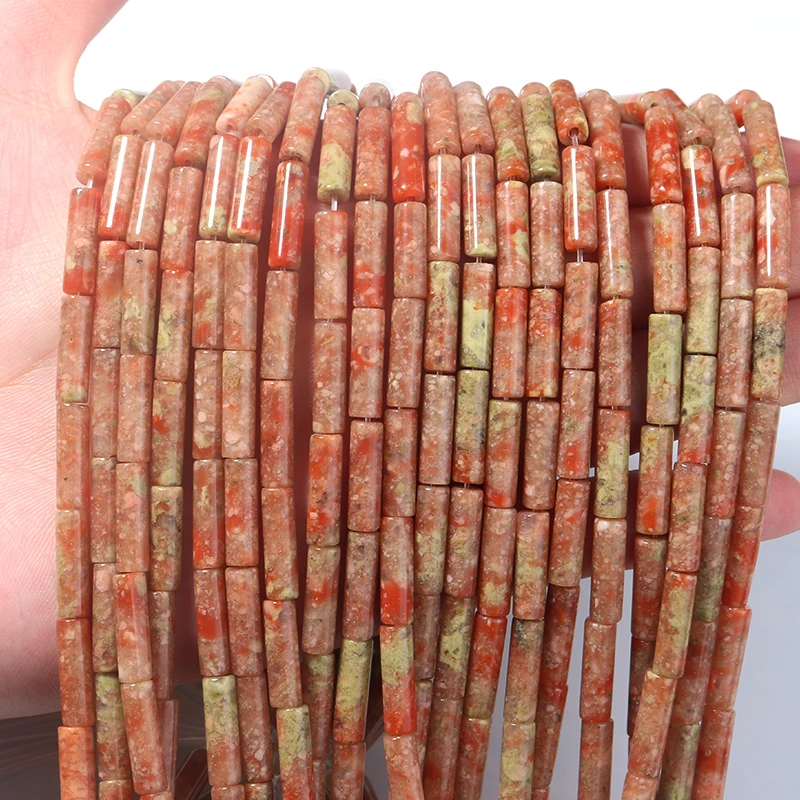 Beadtales 29pcs/lot Red Round Tube 0.8mm Hole Natural Stone Beads For Jewelry Needlework Necklace Bracelet DIY
Beadtales 29pcs/lot Red Round Tube 0.8mm Hole Natural Stone Beads For Jewelry Needlework Necklace Bracelet DIY