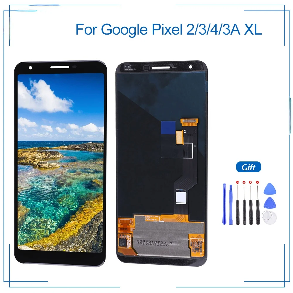Original OLED For Google Pixel 2 3 4 3A LCD Display Touch Digitizer Screen For Google Pixel 2XL 3XL 4XL 3AXL Replacement Parts
Original OLED For Google Pixel 2 3 4 3A LCD Display Touch Digitizer Screen For Google Pixel 2XL 3XL 4XL 3AXL Replacement Parts