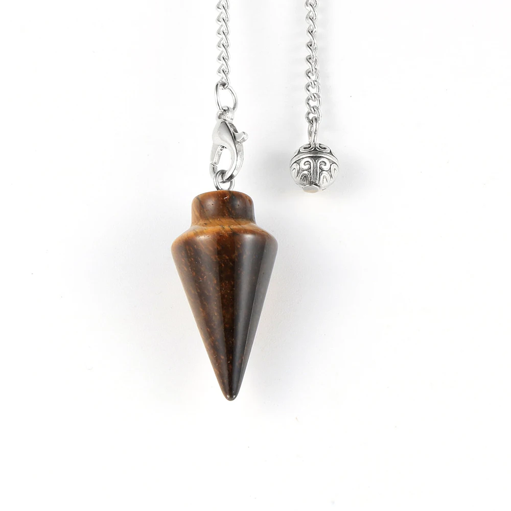 Natural Stone Conical Bullet Pendant Pendulum Tiger Eye Onyx Picture Stone Radiesthesia Healing Amule Pendule Fortune-Telling
Natural Stone Conical Bullet Pendant Pendulum Tiger Eye Onyx Picture Stone Radiesthesia Healing Amule Pendule Fortune-Telling