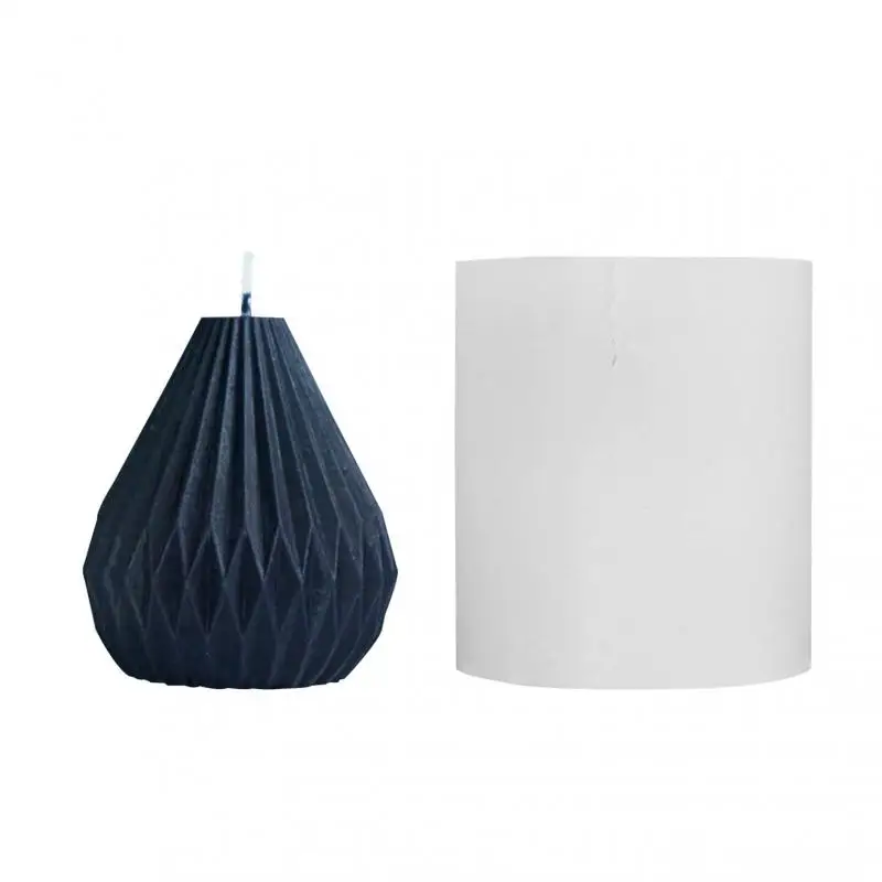 New DIY Candle Geometric Lines Pear Shaped Candle Mold Aromatherapy Plaster Candle 3D Silicone Mold Handmade Aroma Wax Soap Mo
New DIY Candle Geometric Lines Pear Shaped Candle Mold Aromatherapy Plaster Candle 3D Silicone Mold Handmade Aroma Wax Soap Mo