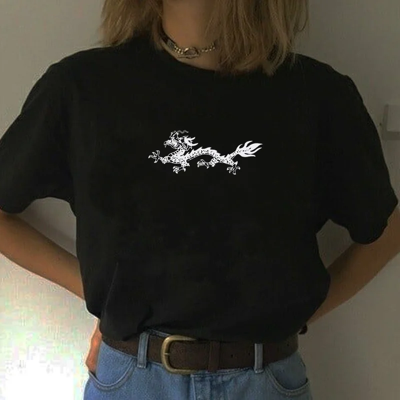 kuakuayu HJN White Dragon Graphic Tee Chinese Style Vintage Harajuku Hipster Summer Fashion Cool Grunge Black Unisex Tee T-Shirt
kuakuayu HJN White Dragon Graphic Tee Chinese Style Vintage Harajuku Hipster Summer Fashion Cool Grunge Black Unisex Tee T-Shirt