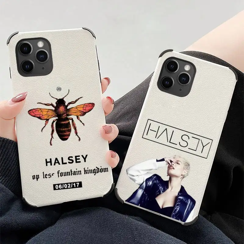 Halsey Hopeless Fountain Kingdom Phone Case Lambskin Leather For iphone 12 11 8 7 6 XR X XS PLUS MINI PLUS PRO MAX Shockproof 
Halsey Hopeless Fountain Kingdom Phone Case Lambskin Leather For iphone 12 11 8 7 6 XR X XS PLUS MINI PLUS PRO MAX Shockproof