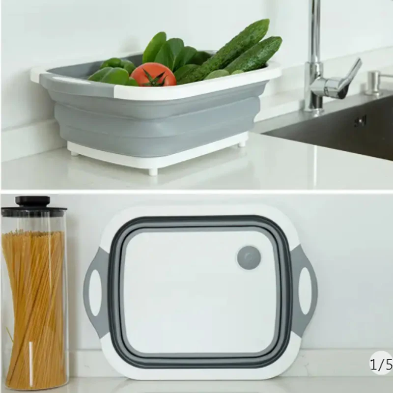 Folding Cutting Board Basket Collapsible Dish Tub With Draining Plug Colander Fruits Vegetables Wash Drain Sink Storage
Folding Cutting Board Basket Collapsible Dish Tub With Draining Plug Colander Fruits Vegetables Wash Drain Sink Storage