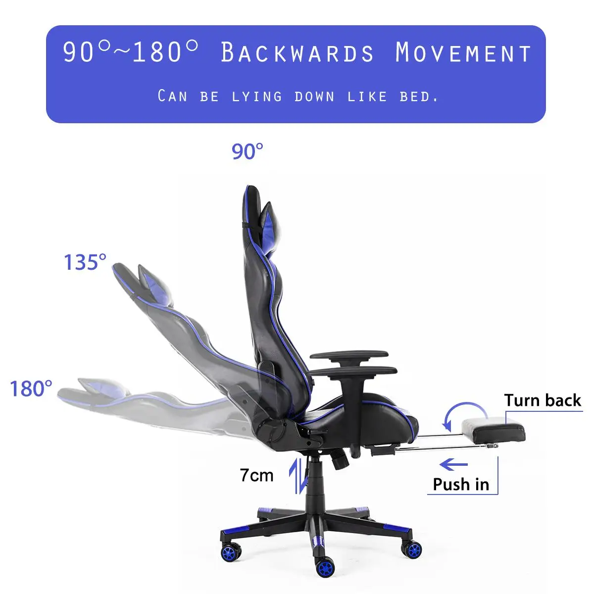 Professional WCG Gaming Chair Computer Chair Office Chair Internet Cafe Racing Chair Gamer Chair Household Armchair Footrest
Professional WCG Gaming Chair Computer Chair Office Chair Internet Cafe Racing Chair Gamer Chair Household Armchair Footrest