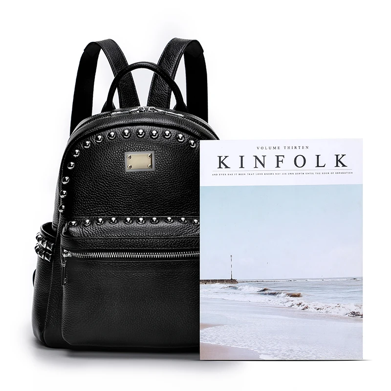 Wmnuo Backpack Women Rivets Genuine Leather College Bag For Girls Shoulder Bag Mochila Designer Travel Bag Laptop Rucksack Big
Wmnuo Backpack Women Rivets Genuine Leather College Bag For Girls Shoulder Bag Mochila Designer Travel Bag Laptop Rucksack Big