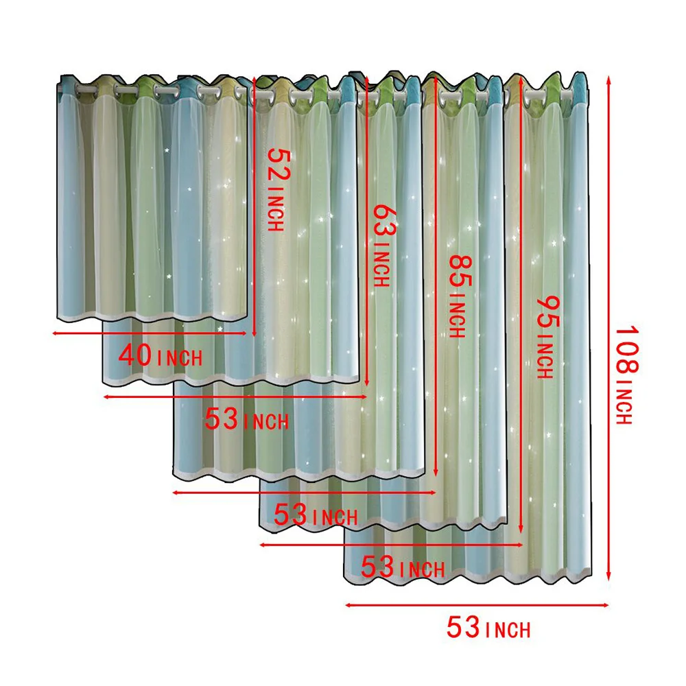 Panel Star tulle Curtains Extinguishing Curtains Colorful Double Days Star Curtains For Children Girls Bedroom Living Room
Panel Star tulle Curtains Extinguishing Curtains Colorful Double Days Star Curtains For Children Girls Bedroom Living Room