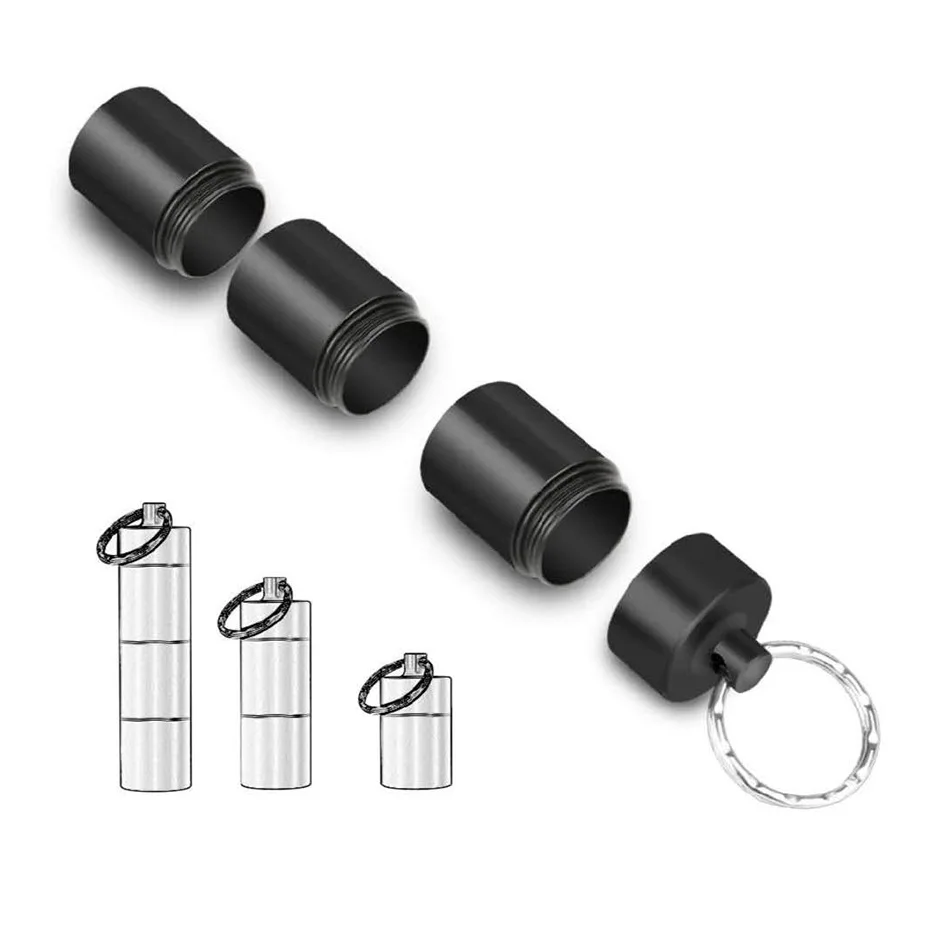 Capsule Shape Pill Case Aluminum Delicate Seal Medicine Organizer Box Keychain Outdoor Pocket Pill Waterproof Holder Container
Capsule Shape Pill Case Aluminum Delicate Seal Medicine Organizer Box Keychain Outdoor Pocket Pill Waterproof Holder Container