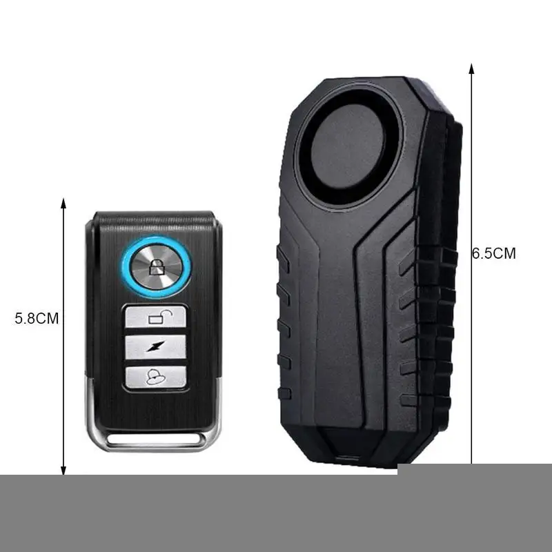 

Wireless Alarm Antitheft Device Electric Vehicle Remote SOS Vibration Control Induction Alarm Displacement Q9X9