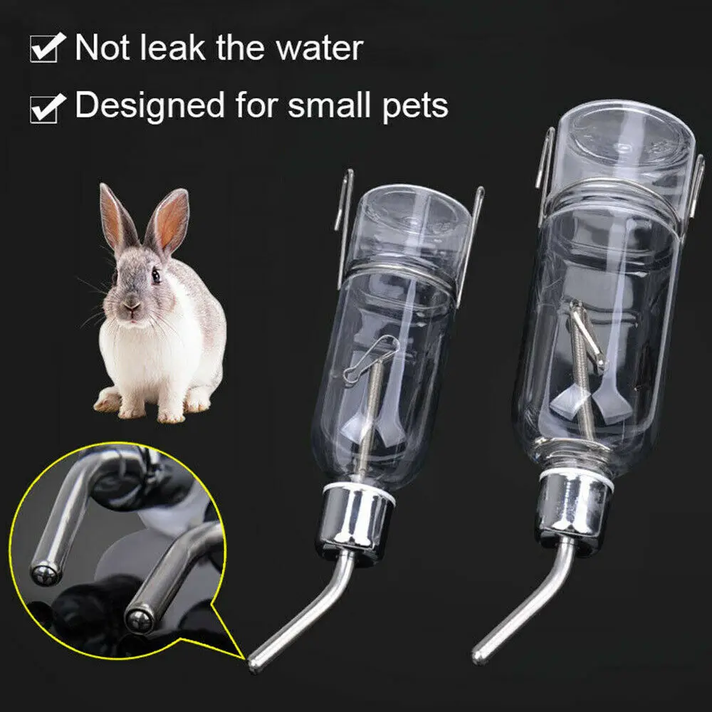 350ml Pet Stainless Steel Hanging Waterer Guinea Pig Squirrel Rabbit Hamster Small Pet Water Drinking Bottle
350ml Pet Stainless Steel Hanging Waterer Guinea Pig Squirrel Rabbit Hamster Small Pet Water Drinking Bottle