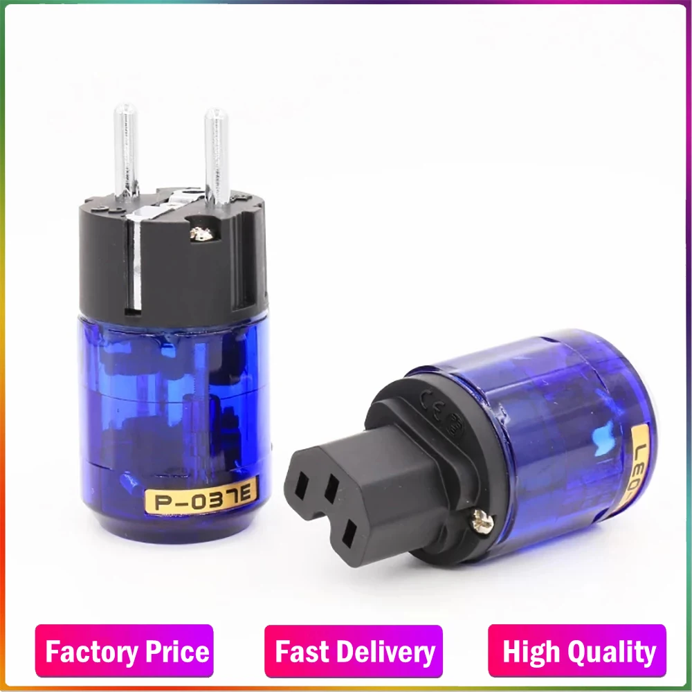 Free Shipping Pair P-037E Rhodium plated EU power connector +C-037 IEC female connector
Free Shipping Pair P-037E Rhodium plated EU power connector +C-037 IEC female connector