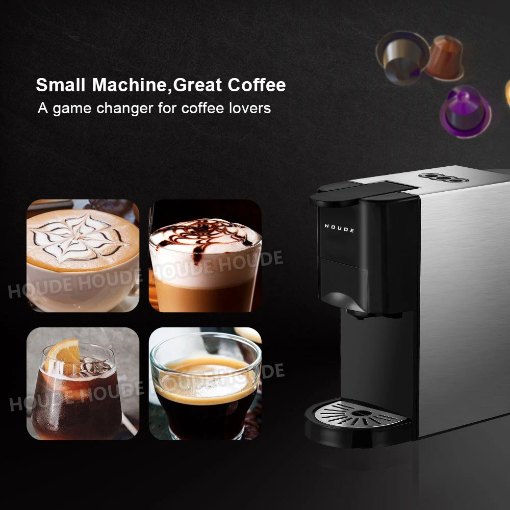 

3 In 1 Multi-Function 1450W Capsule Espresso Machine For Dolce Gusto Nespresso Powder Semi-Automatic 19Bar Coffee Maker